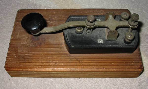旧日本軍？海軍？モールス信号 テレグラフ 電鍵 打信機_1