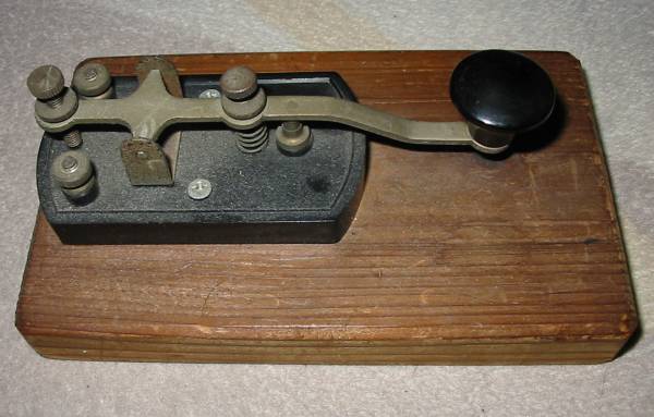 旧日本軍？海軍？モールス信号 テレグラフ 電鍵 打信機_2