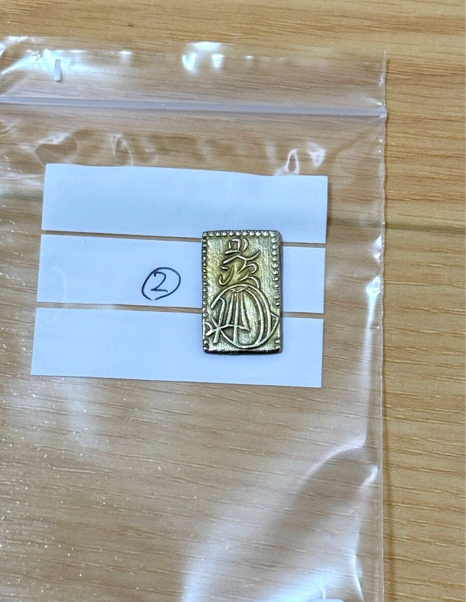 1円～】安政二分判金 二分金 重量 約5.60g 幅 約22.29×13.70mm 厚さ