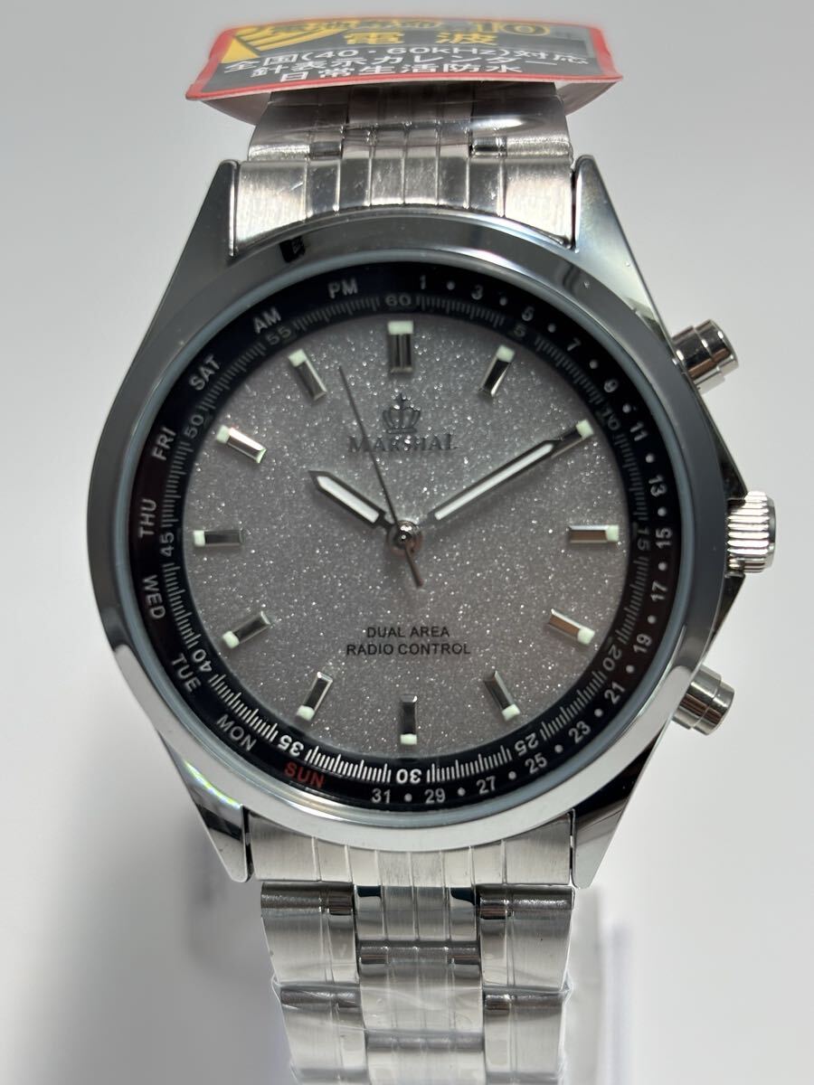 新品/稼働品】MARSHAL マーシャル 電波時計 10年電池寿命 A.S.21.Z J 