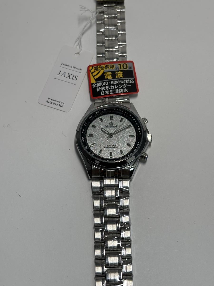 新品/稼働品】MARSHAL マーシャル 電波時計 10年電池寿命 A.S.21.Z J 