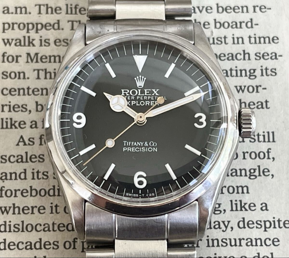 ROLEX ロレックス エクスプローラー文字盤 5500 ティファニー ダブル