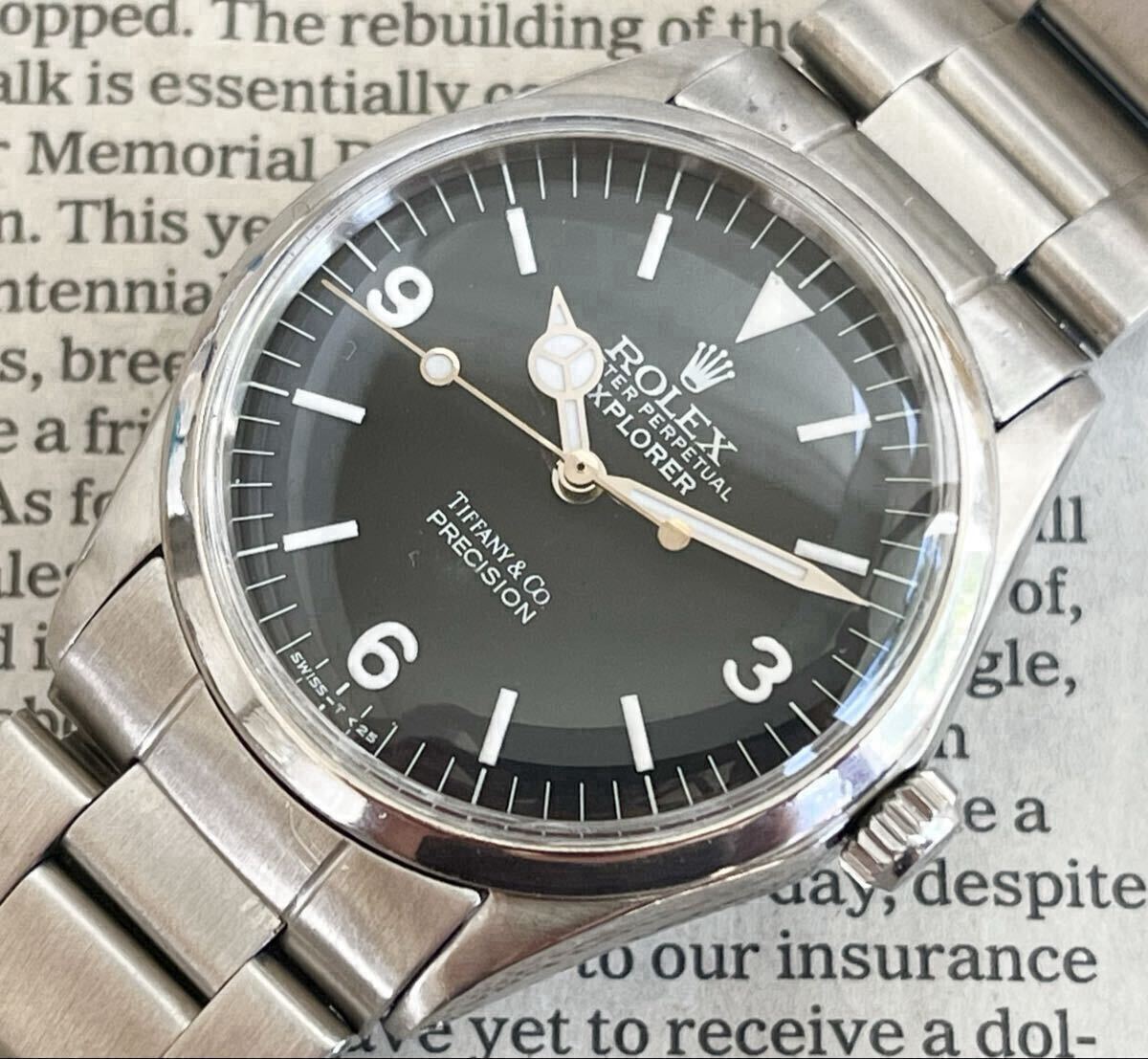 ROLEX ロレックス エクスプローラー文字盤 5500 ティファニー ダブル