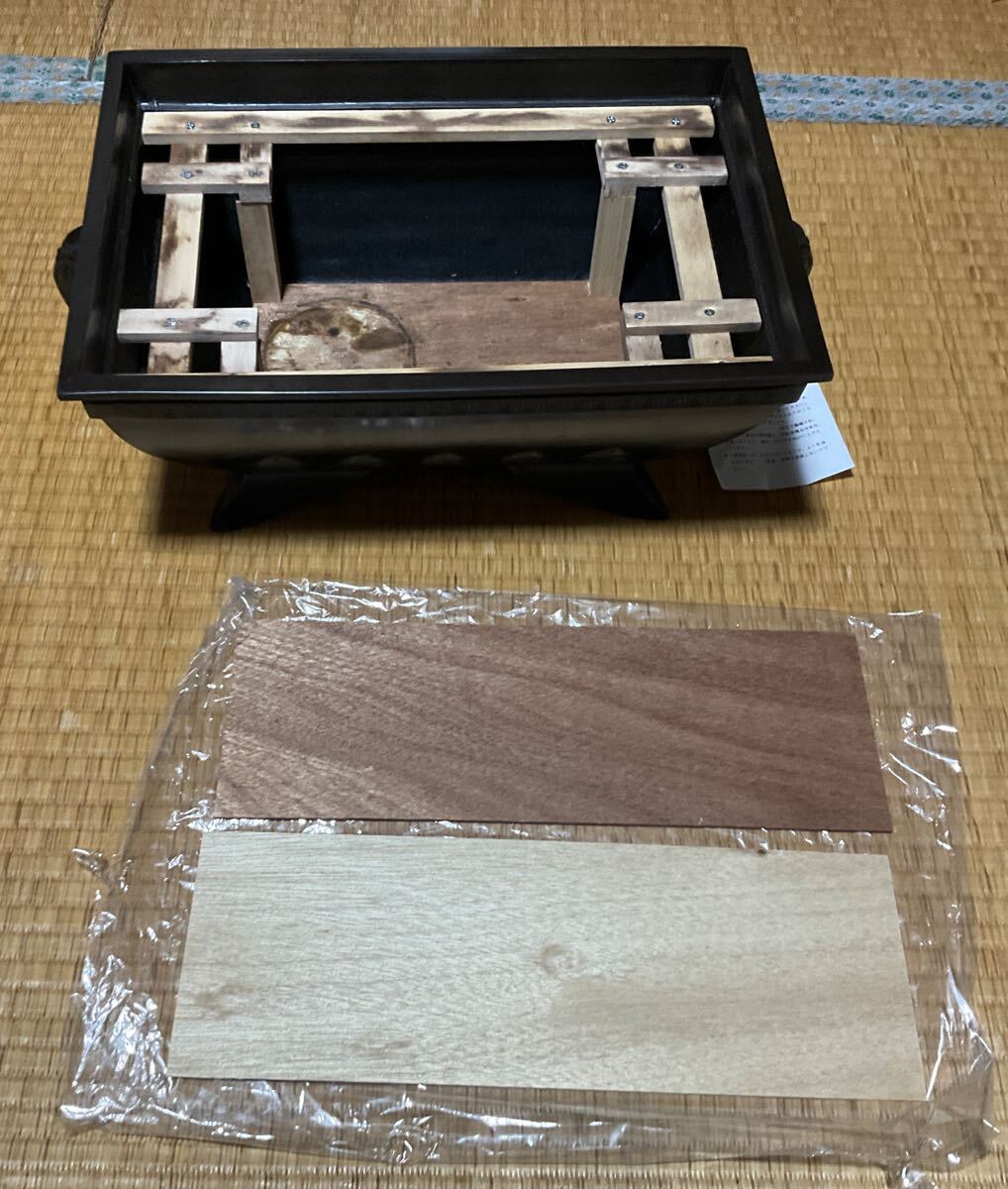 池坊 銅製花器 砂鉢尺3菖蒲 赤焼色 いけばな 生花 花器 砂鉢尺 生け花