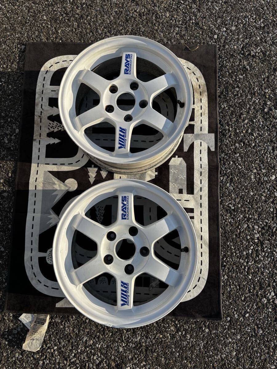 TE37 15インチ 114.3 5穴 2本 RAYS TE37 6.5j +39 114.3 5H 15インチ EK9 DC2 ZC33S ZC32S ZC31S