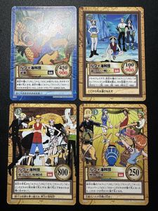 【超希少】ワンピース初期カードダス2001年当時物3枚 旧 ワンピース2001年製 ハイパーバトル カードダス TVアニメ「最後の