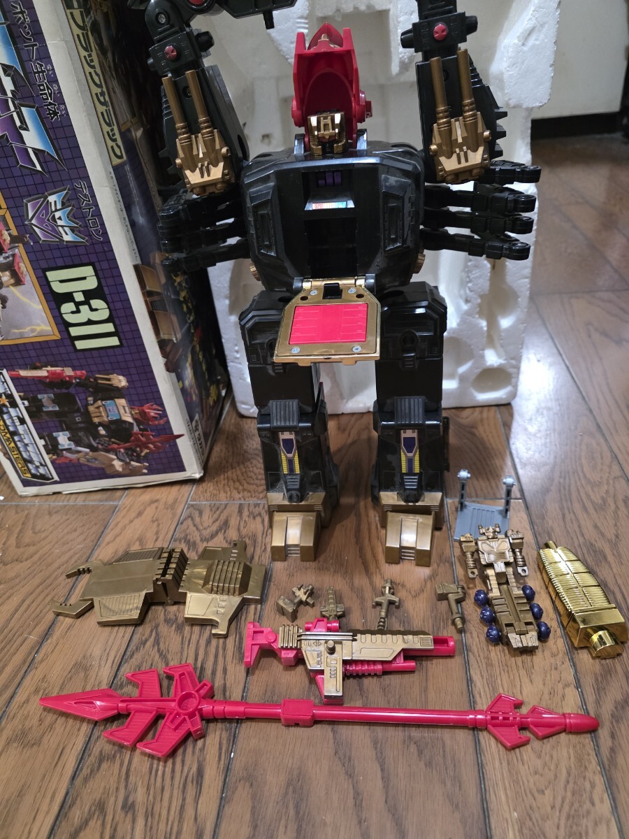 当時物 トランスフォーマー ブラックザラック 1988 タカラ ヘッド