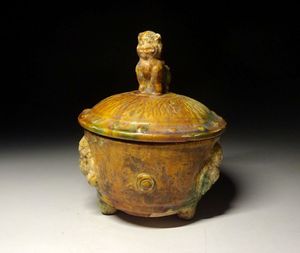 唐三彩陶盂 中国美術 唐三彩 丸壷 φ8.5cm 唐三彩の値段と価格推移は？｜88件の売買データから唐三彩の価値が