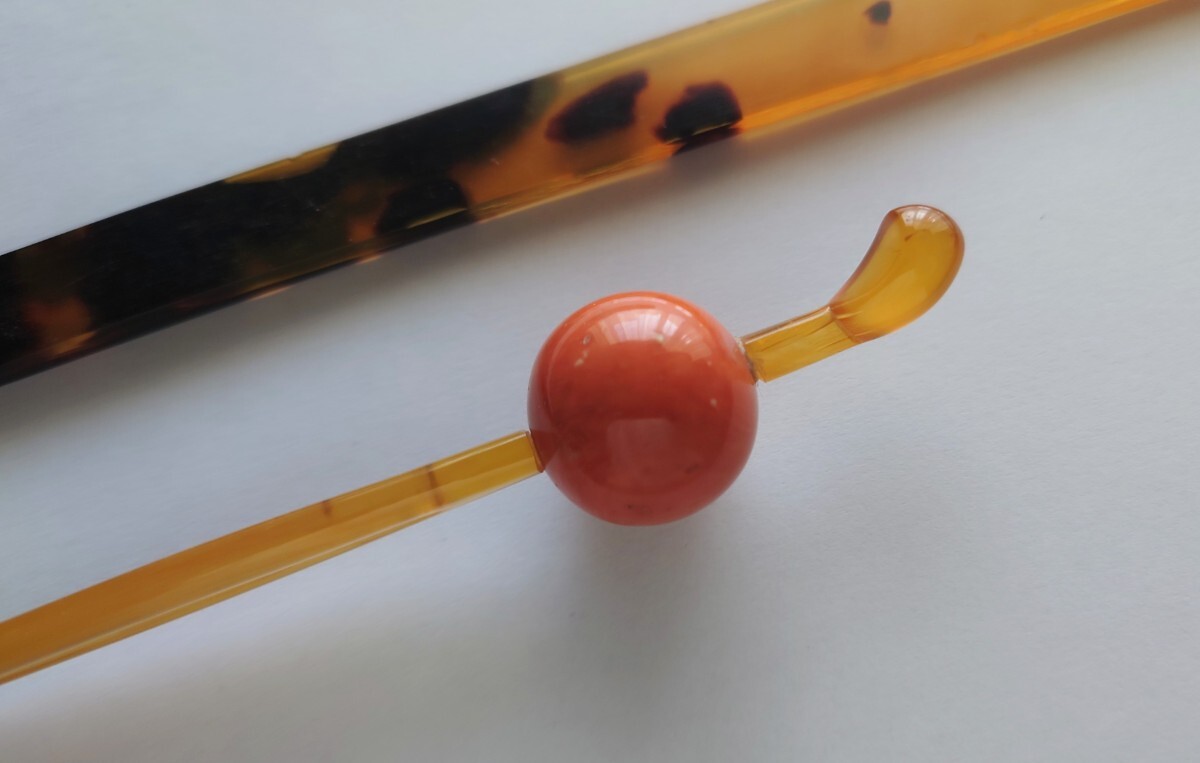 当時物 希少 蔵出し 骨董品 簪 芸者 舞妓 芸妓 花魁 本鼈甲 べっ甲 白 