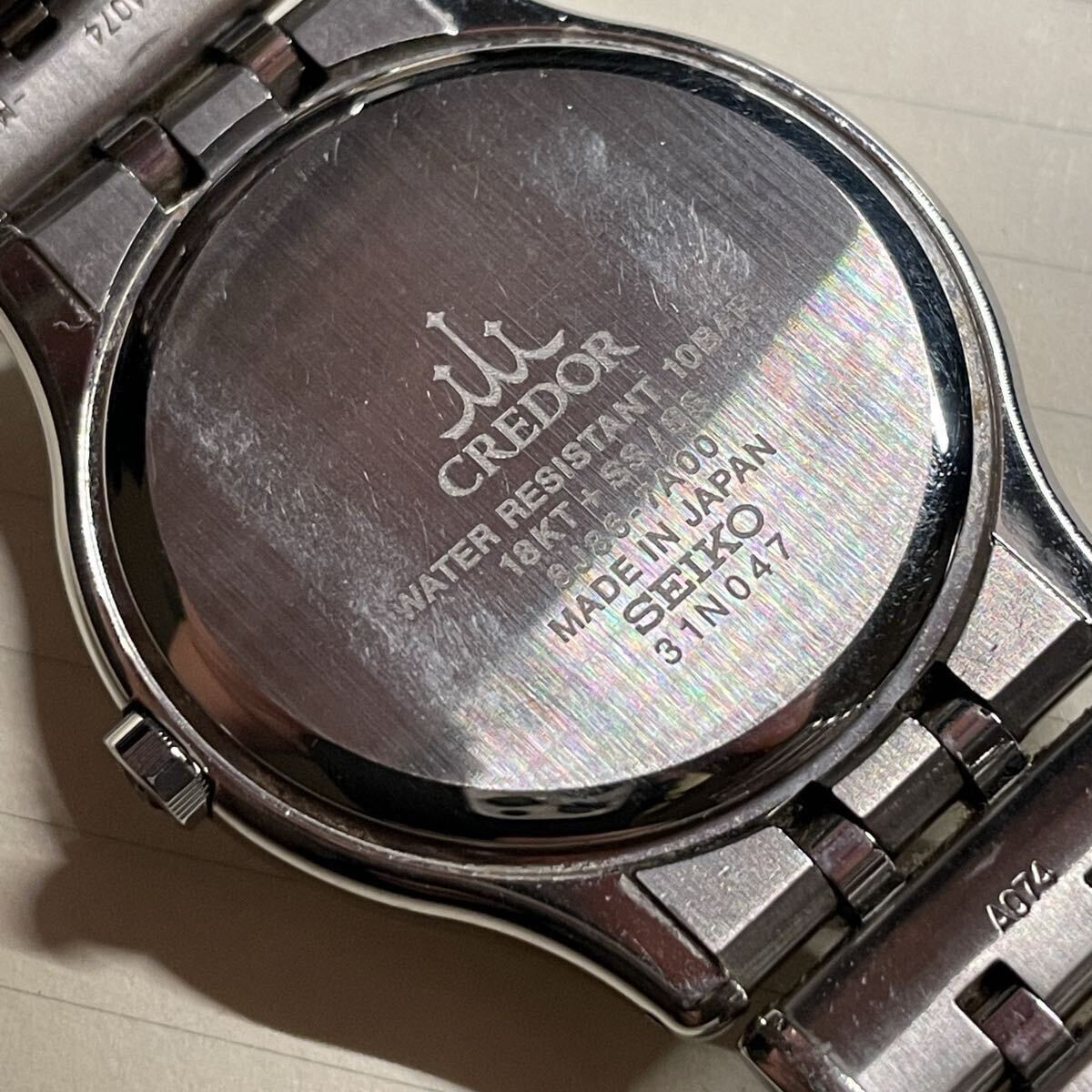 SEIKO CREDOR セイコー クレドール 腕時計 8J81-5020 デイト ドルチェ
