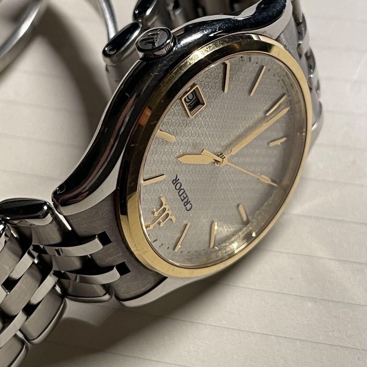 SEIKO CREDOR セイコー クレドール 腕時計 8J81-5020 デイト ドルチェ