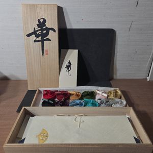 帯締め 帯揚げ 重ね衿 3点 小物 セット 藤林徳扇 桐箱入 新古品