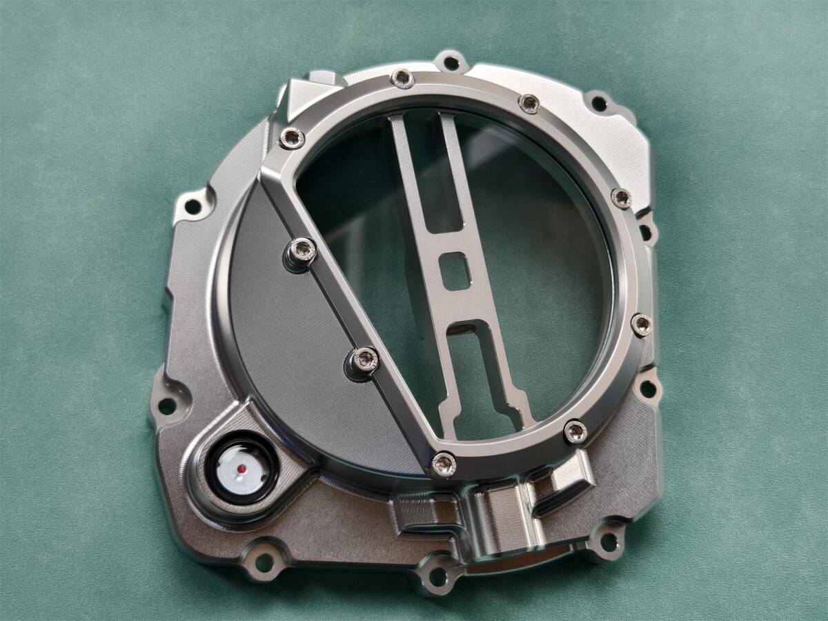 ZRX400 クラチカバー ZRX400 ZZR400 ZZR600 クラッチカバー スケルトンクラッチカバー （銀