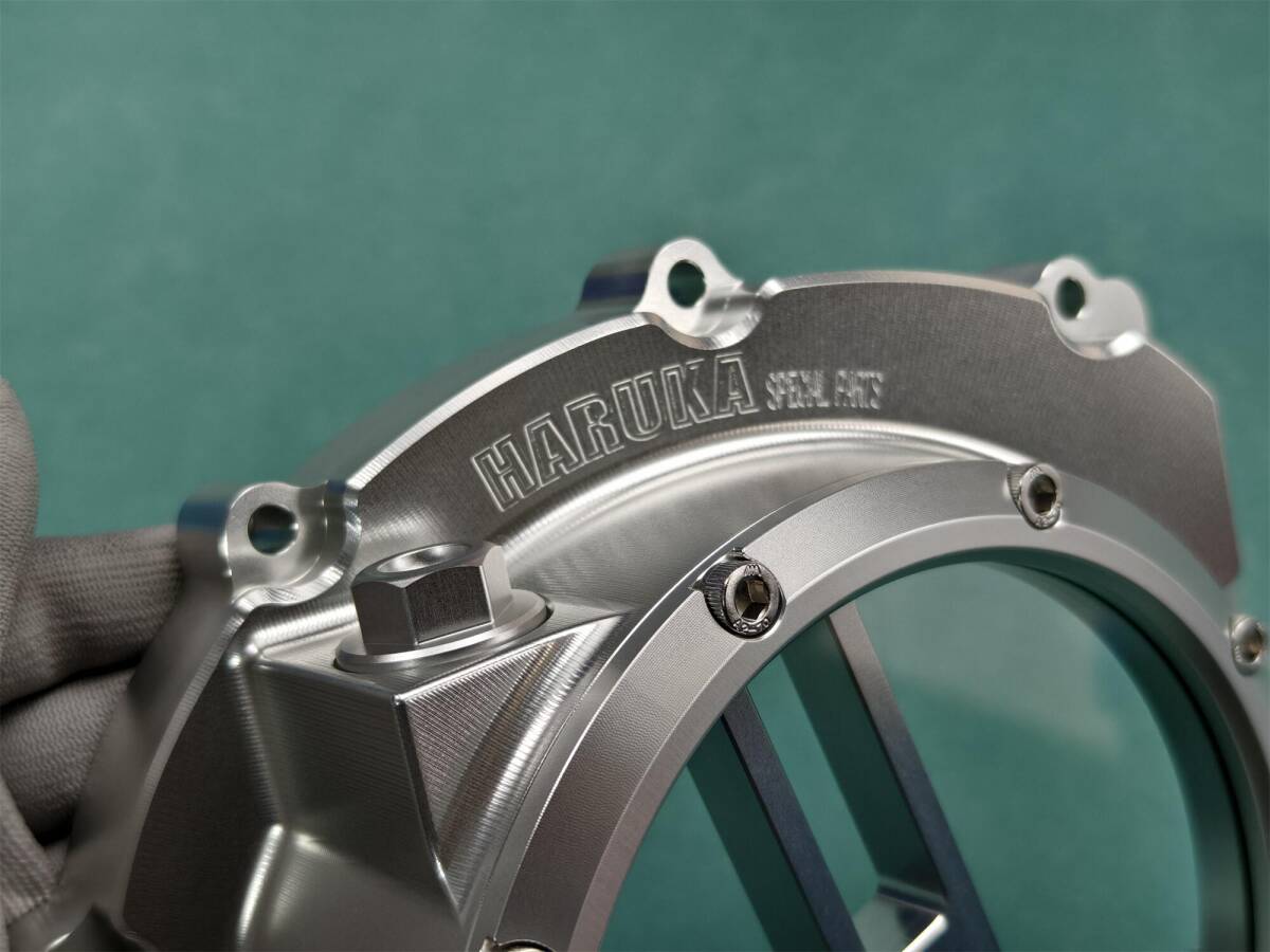 ZRX400 ZZR400 ZZR600 クラッチカバー スケルトンクラッチカバー （銀
