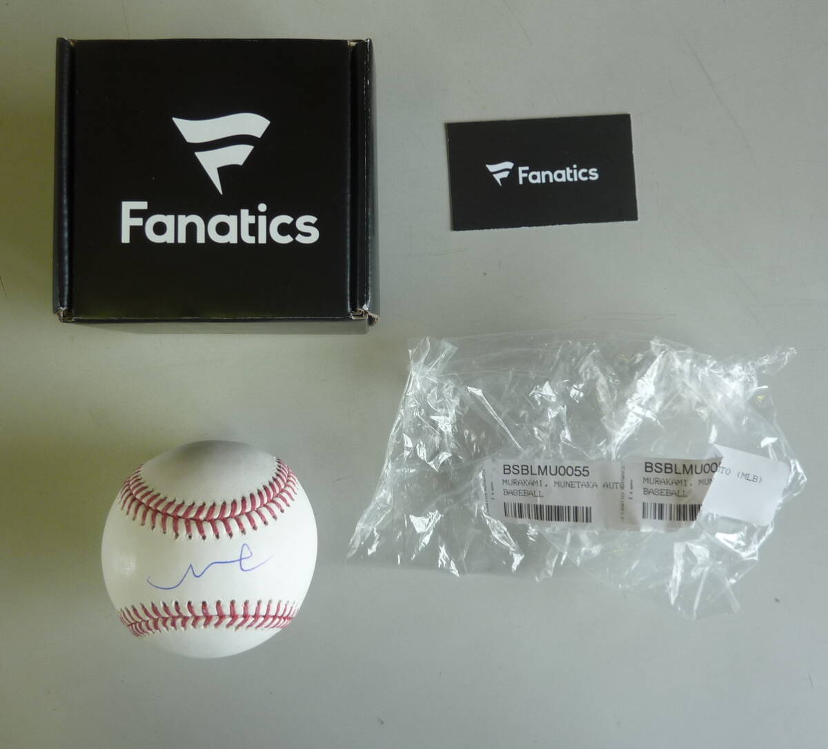 村上宗隆】Fanatics/MLB ルーキー 直筆サインボール 検/WBC 大谷翔平
