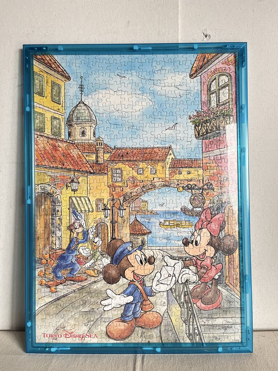 限定 東京ディズニーシー 完成品 額装 ジグソーパズル 1000ピース