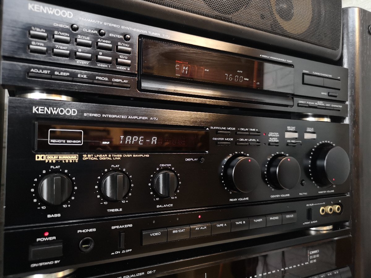◇KENWOOD ROXY G7 w/SW9/CS7/Bluetooth コンポ ケンウッド ◇整備済