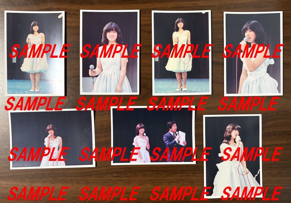 中森明菜 サイン色紙 としまえんデビューコンサート 1982年5月5日 当時