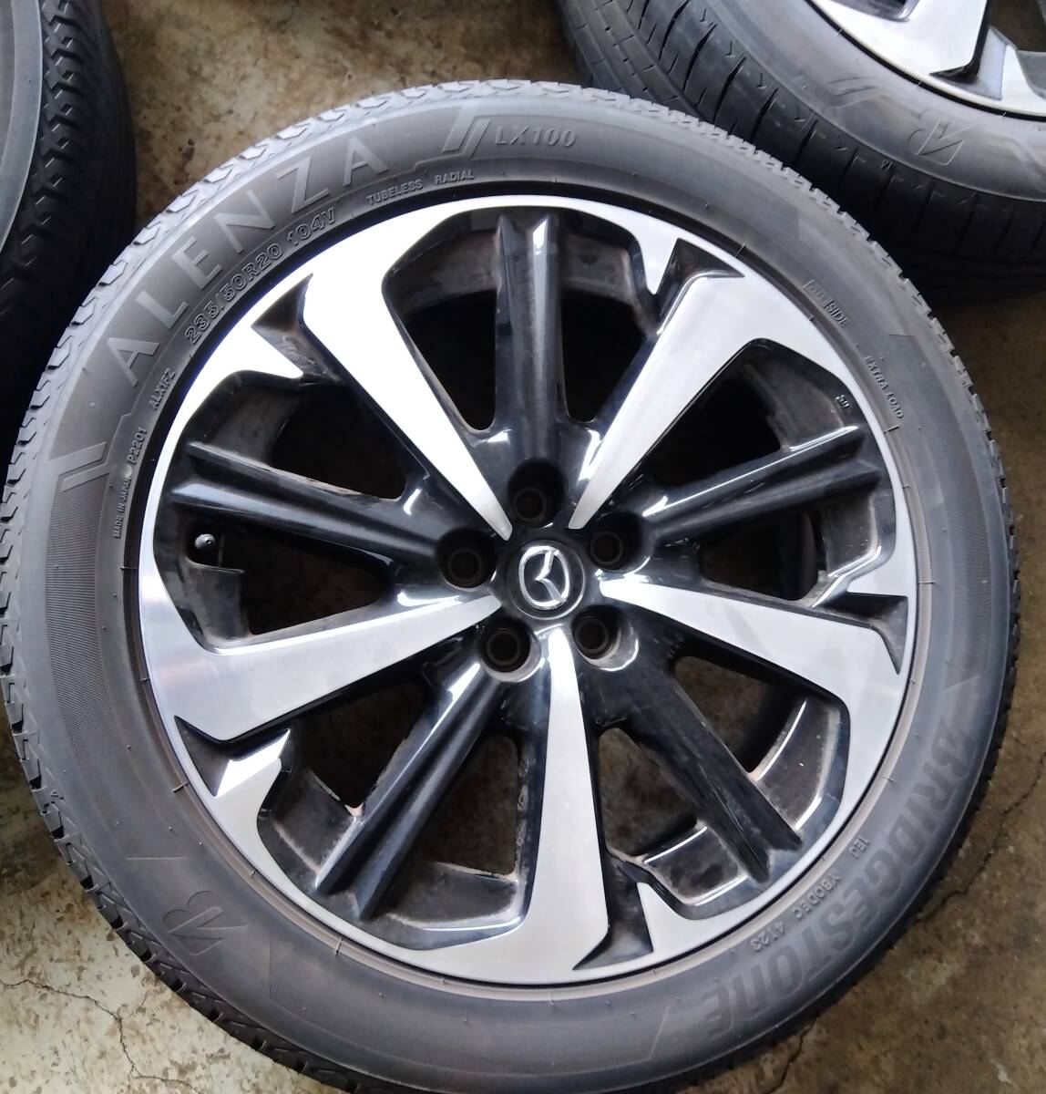 235/50R20 ブリヂストン マツダ CX-60 純正ホイール 4本 セット