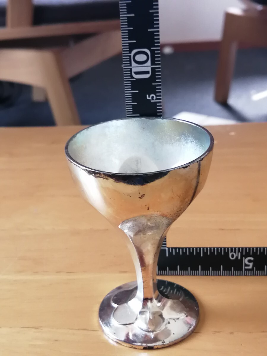 純銀 純銀p.t 刻印あり 銀盃 酒器 アンティーク 格安スタート送料込み