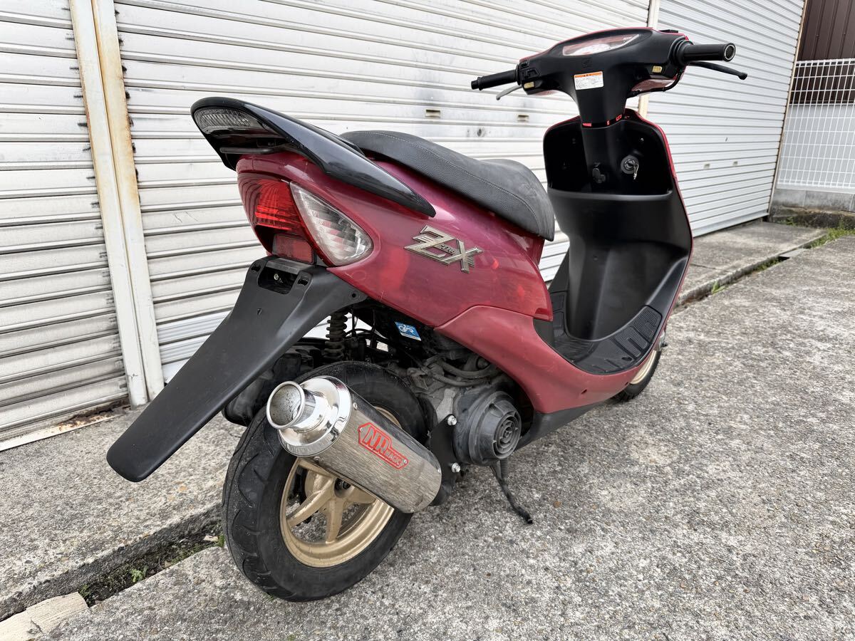 ライブディオZX 5000台限定 サイバークリアレッド 赤スケルトン 全国