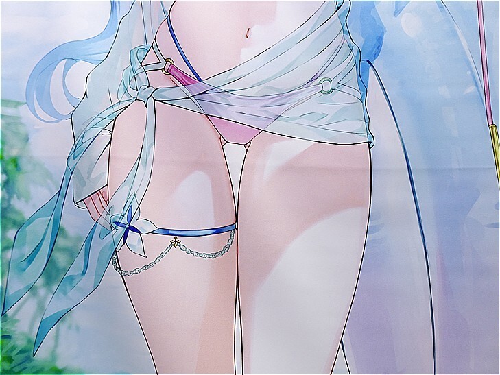 雪花ラミィ 水着ラミィ等身大タペストリー C104 リン☆ユウ ホロライブ