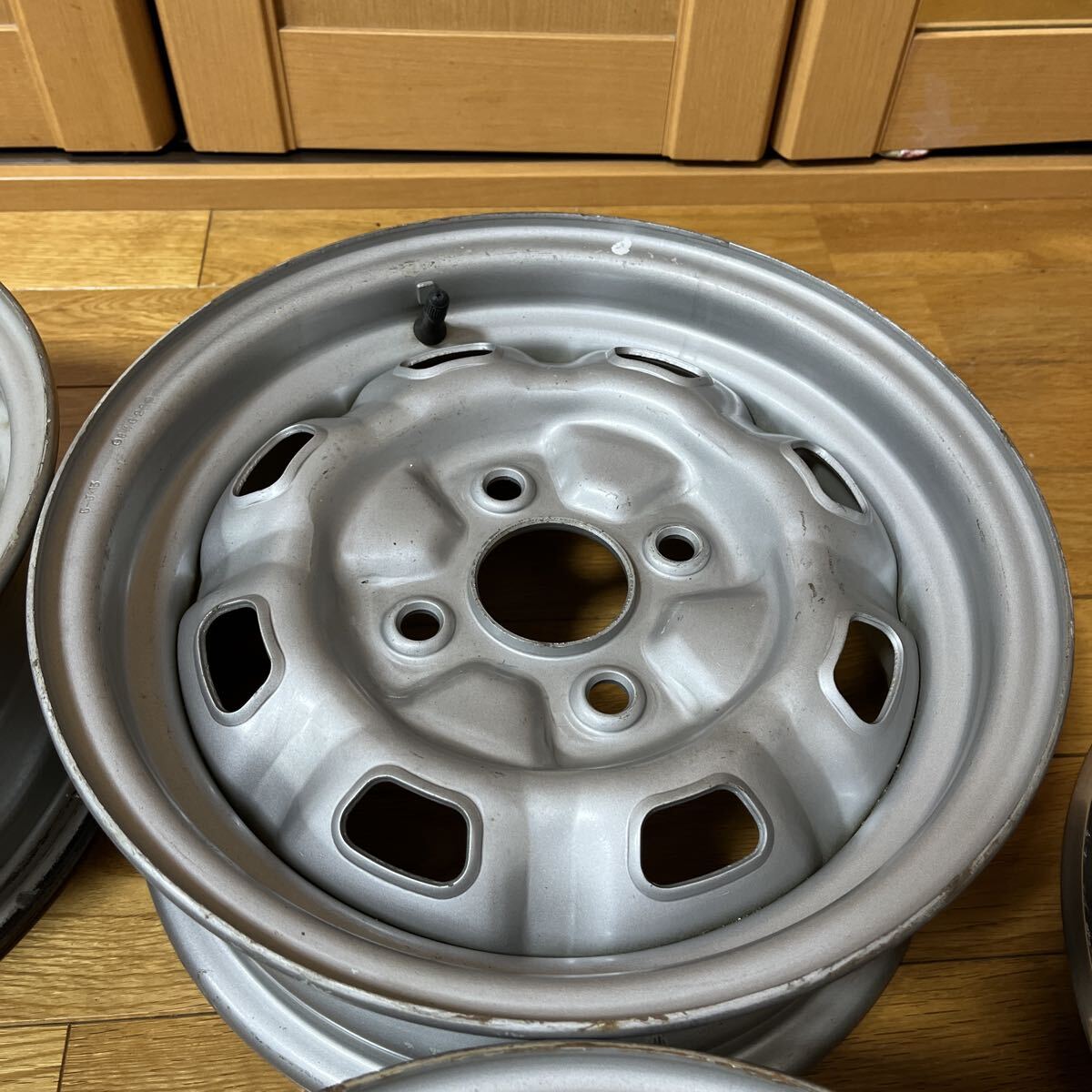 希少極上 初代マツダサバンナRX-7 sa22 rx7 純正スチールホイール
