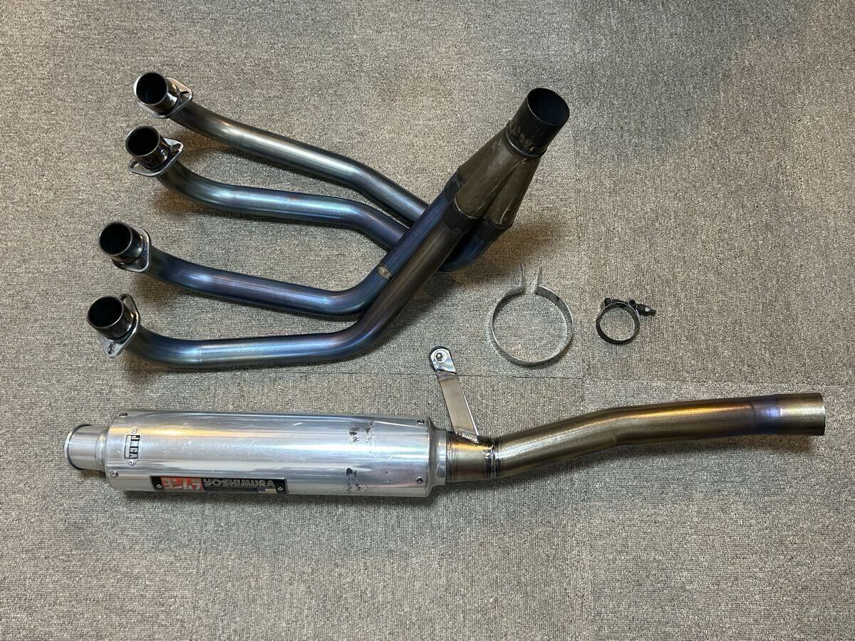 cb750f ヨシムラ　サイクロン　マフラー CB750F ヨシムラ USA チタンサイクロンマフラー JMCAプレート付 CB900F
