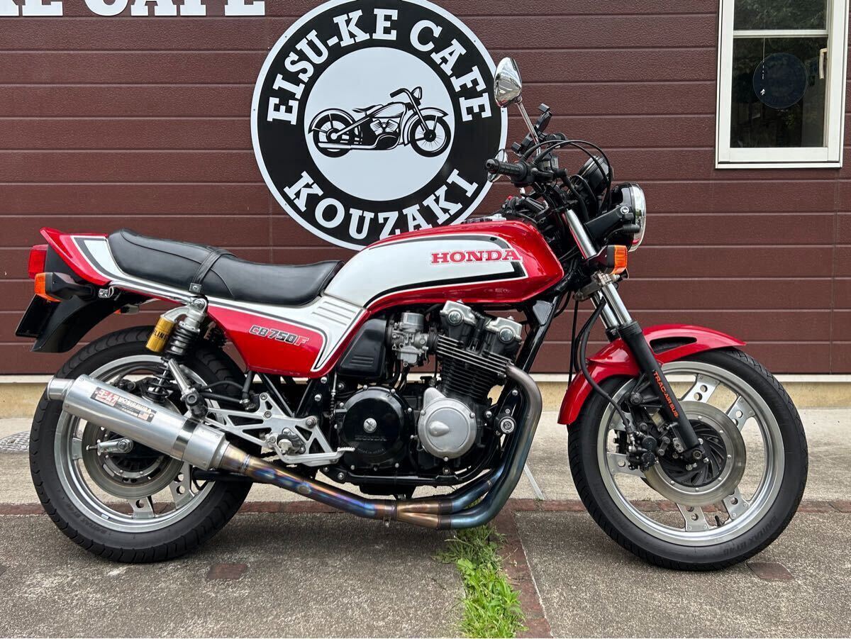 CB750F ヨシムラ USA チタンサイクロンマフラー JMCAプレート付 CB900F