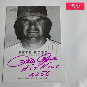 ピート・ローズ選手、直筆サイン入り、フォトグラフ、証明書付き。 ピート・ローズの値段と価格推移は？｜32件の売買データからピート