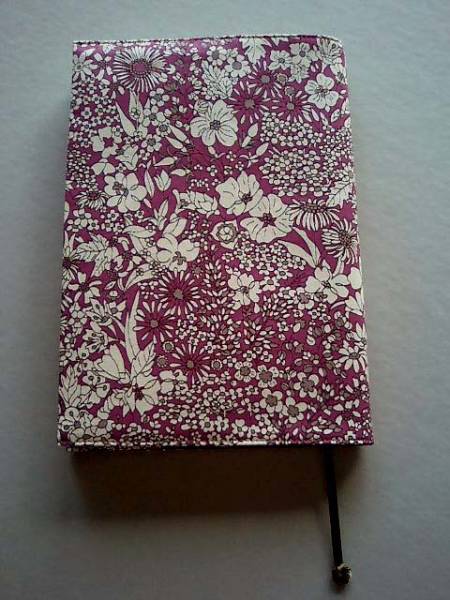M＋ ブックカバー＊ハンドメイド リバティ P・ゴードン　_2