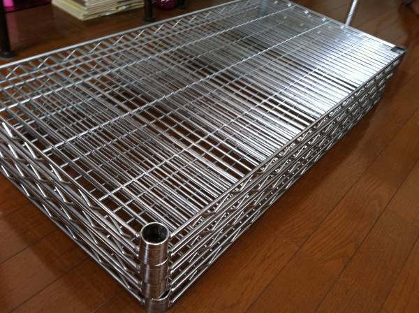 ワイヤーシェルフW907ｘD455 (検エレクタールミナスホームメタル_2