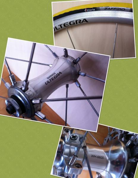 SHIMANO(シマノ)ULTEGRA ホイール WH-6600 前後セット新品タイヤ 