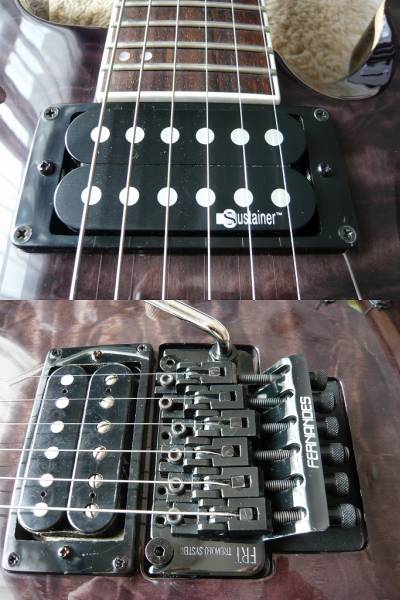 FERNANDES APG-85S サスティナー、セットネック、訳有改造品