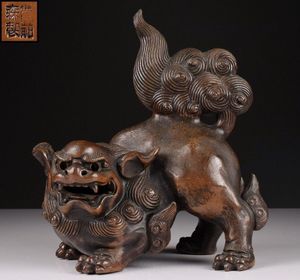 備前焼，古備前，骨董，アンティーク，陶製，獅子，置物 ，縁起物