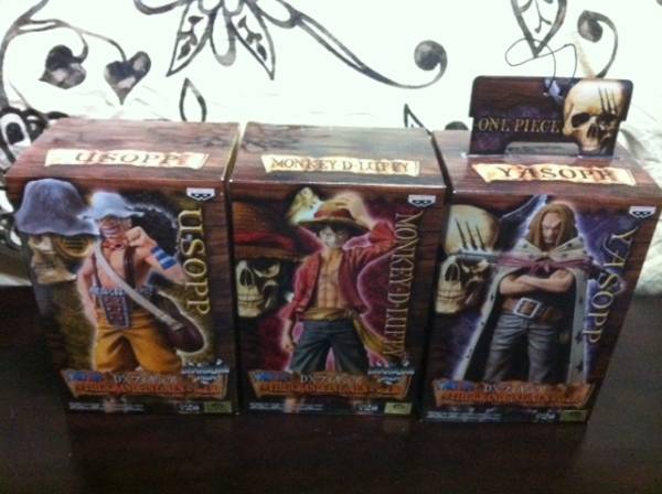 送料一律 ワンピースフィギュア ルフィ ウソップ ヤソップ 3点_1