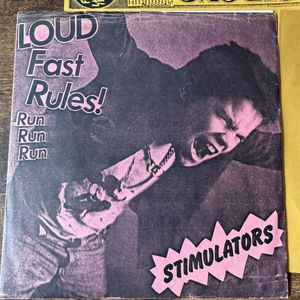 96位 STIMULATORS Loud Fast Rules! オリジナル盤 パンク天国 Back to Front