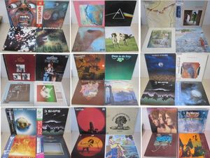 186位 LP・プログレッシブロック関連 36セット・キングクリムゾン、ピンクフロイド、ジェネシス