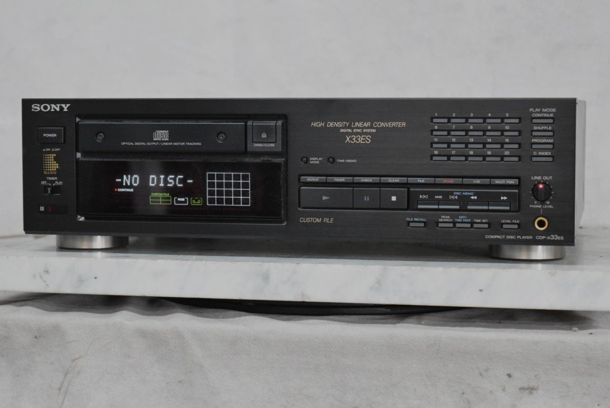 SONY CDP-X33ESの値段と価格推移は？｜7件の売買データからSONY CDP