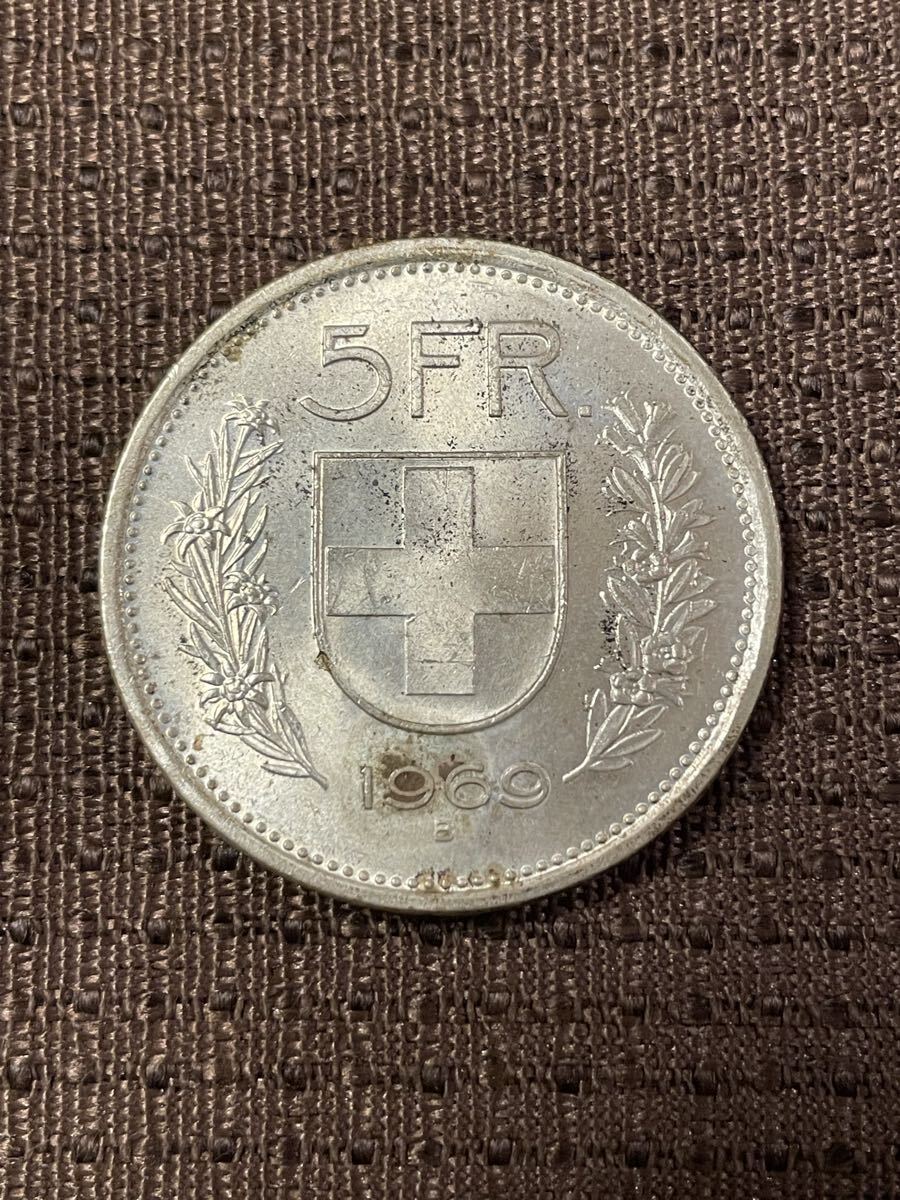 スイス 5フラン硬貨の値段と価格推移は？｜4件の売買データからスイス