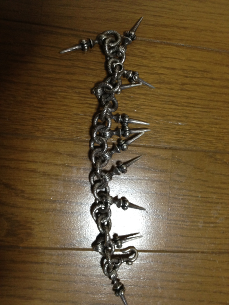 デフブリード ブレスレット レプリカ ガクト gackt(シルバー)｜売買 