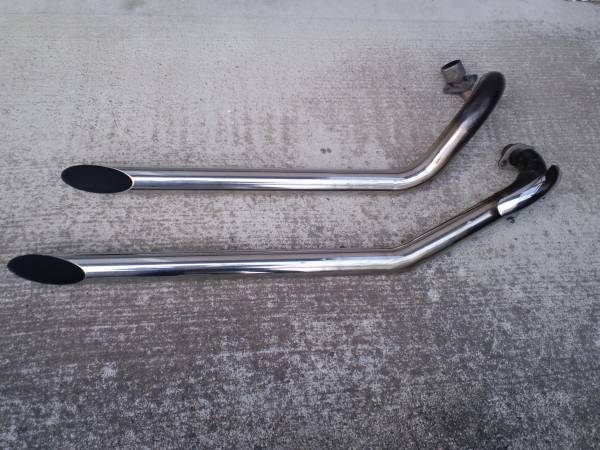 ドラッグスター400　社外ステンレスマフラー_1