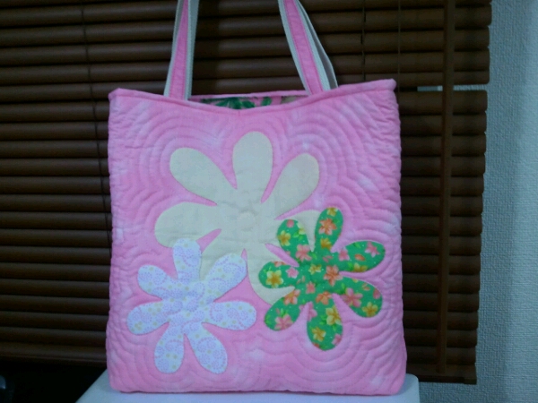 ハワイアンキルト トートバック_1