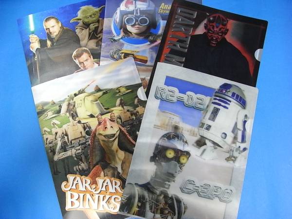 スターウォーズ STAR WARS エピソード 1 クリアファイル 全5種_1