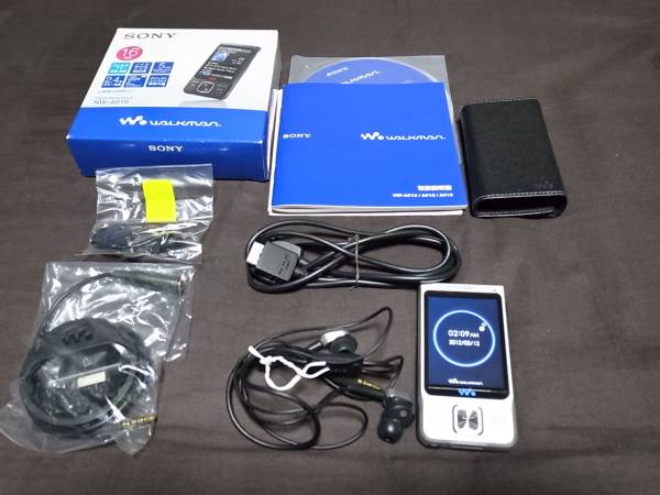 SONY NW-A919 16GB （シルバー） ワンセグ　純正革ケース付_3