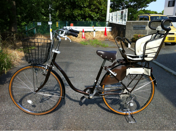 ブリジストン Yuuvi チャイルドシート 子供のせ カバー付_2