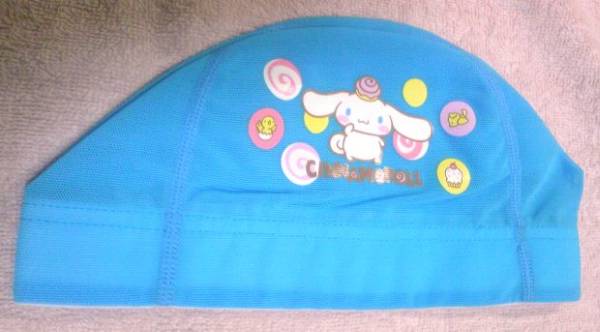 スイムキャップ　水泳帽　シナモロール　空色_1