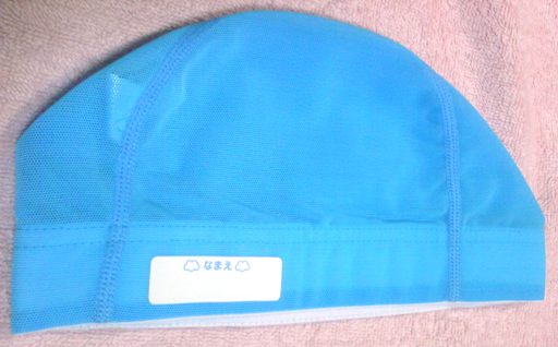 スイムキャップ　水泳帽　シナモロール　空色_2