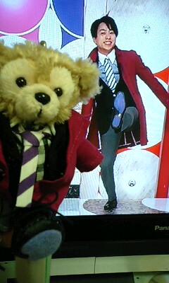 ☆ダッフィー/ストラップ 嵐★春のマネキン５ 櫻井くん衣装風_3