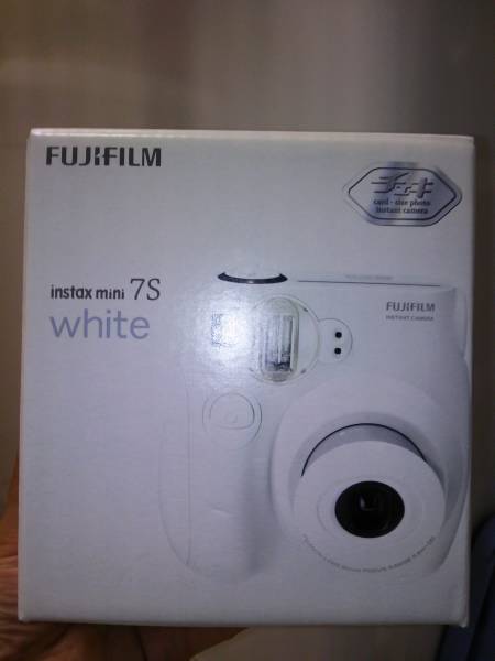 新品★フジフイルム★チェキ★instaxmini 7S ホワイト　修学旅行_1